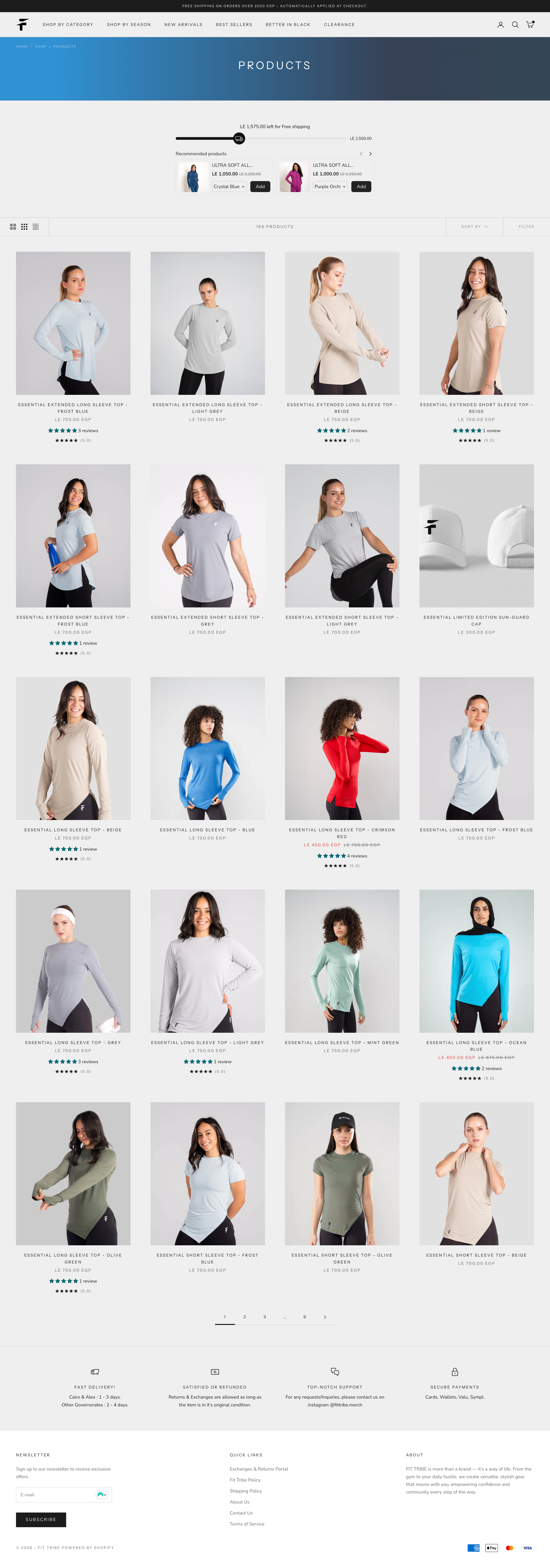 Fit Tribe collections before